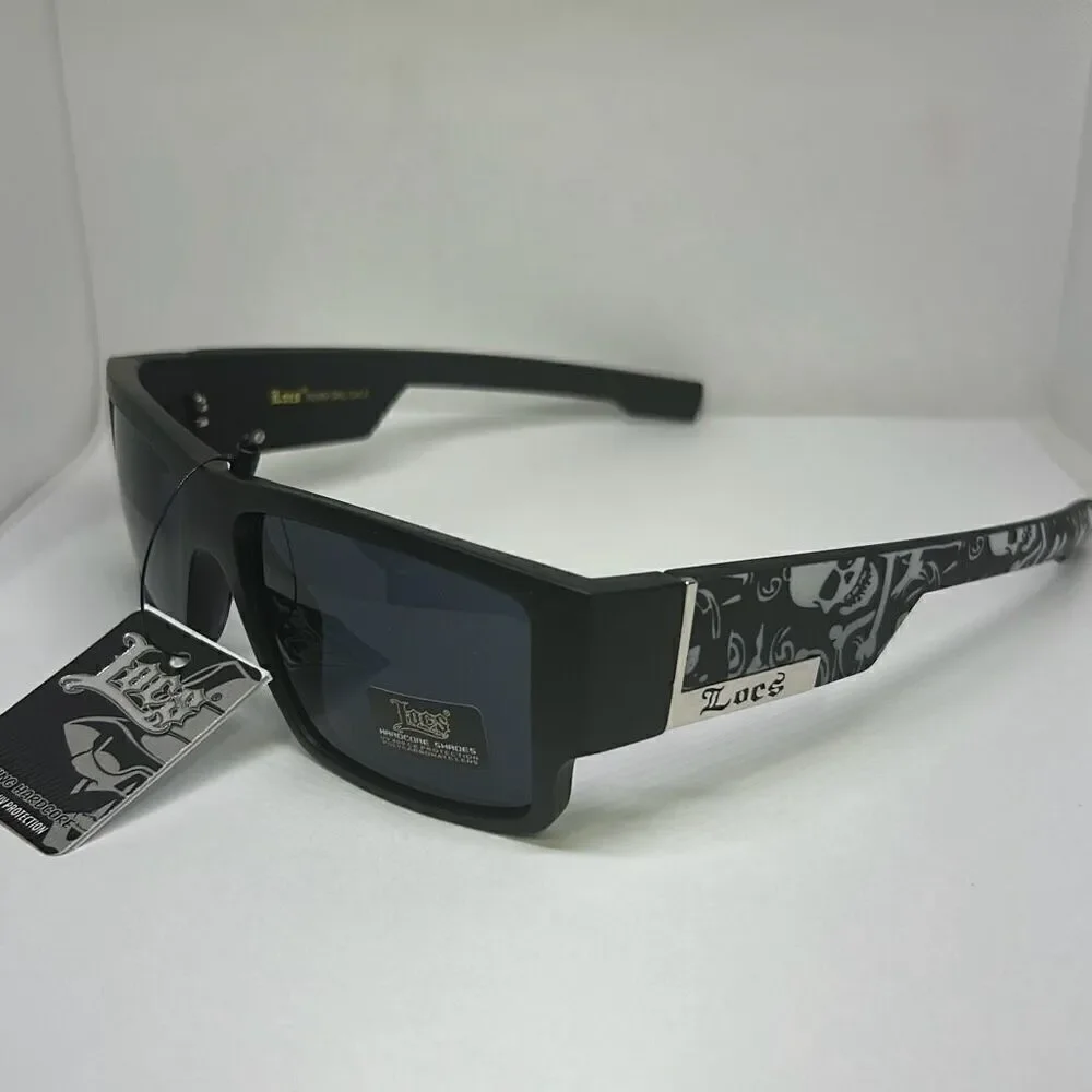 Locs Mens Skull Hardcore Sunglasses